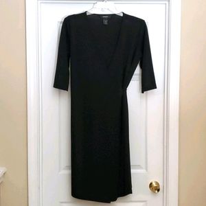 Express Black Wrap Dress Size 13/14
